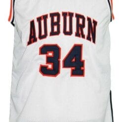 Charles Barkley #34 Custom College Basketball Jersey New Sewn White