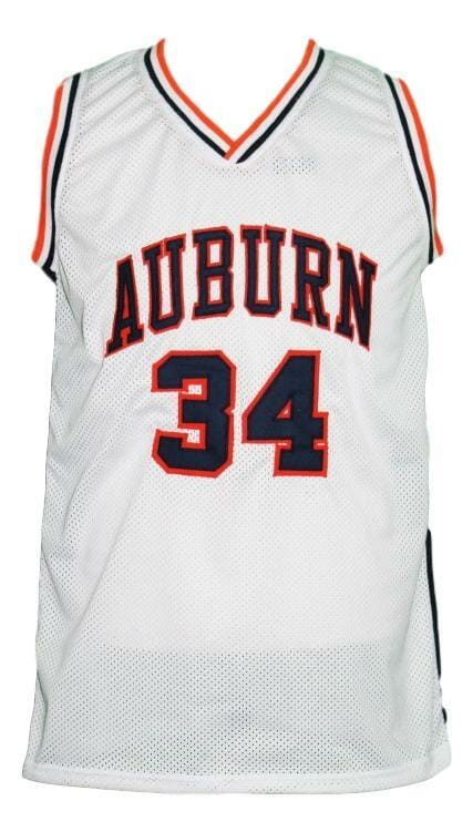 Charles Barkley #34 Custom College Basketball Jersey New Sewn White