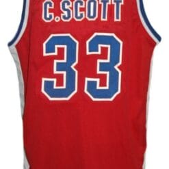 Charlie Scott #33 Virginia Squires Aba Retro Basketball Jersey New Red