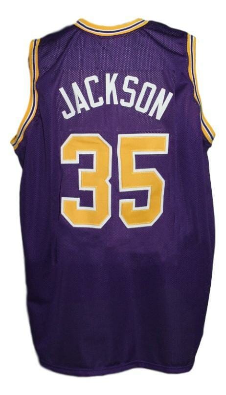 Chris Jackson #35 College Basketball Jersey New Sewn Purple
