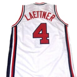 Christian Laettner #4 Team USA Basketball Jersey White