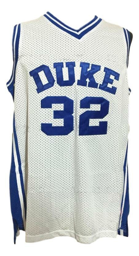 Christian Laettner #32 College Basketball Jersey Sewn White