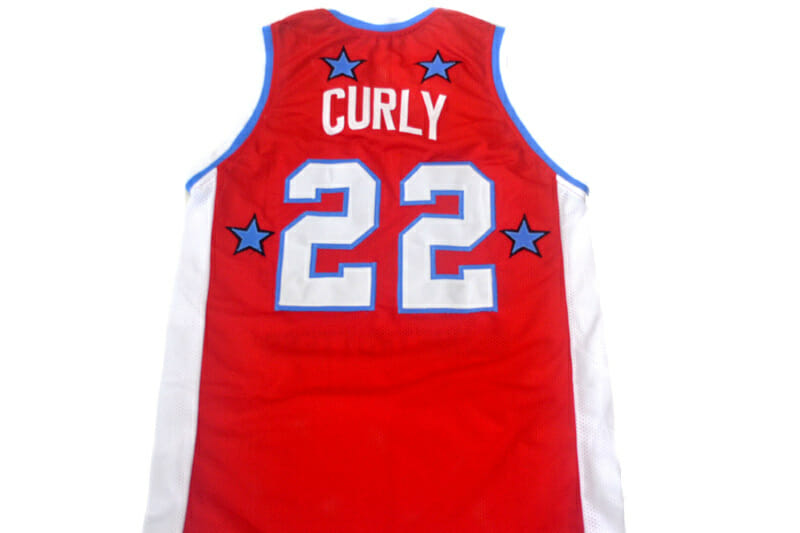 Curly #22 Harlem Globetrotters Basketball Jersey Red