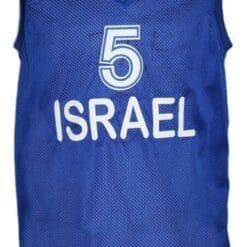 Custom Name # Team Israel Basketball Jersey New Sewn Blue