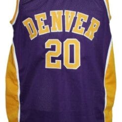 Custom Name # Denver Rockets Aba Basketball Jersey New Sewn Purple