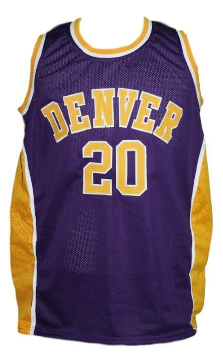 Custom Name # Denver Rockets Aba Basketball Jersey New Sewn Purple