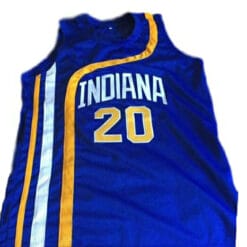 Darnell Hillman #20 Indiana Aba Retro Basketball Jersey New Sewn Blue