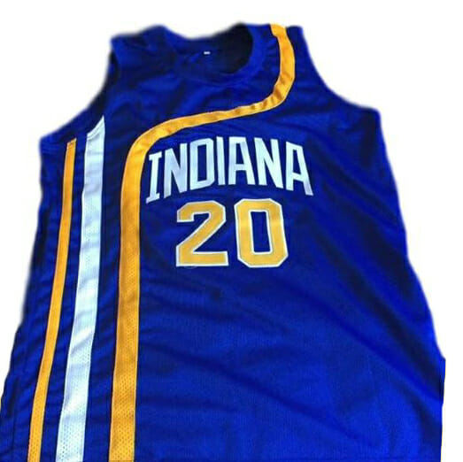 Darnell Hillman #20 Indiana Aba Retro Basketball Jersey New Sewn Blue