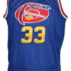 David Thompson #33 Denver Aba Retro Basketball Jersey New Sewn Blue