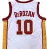 Demar Derozan #10 College Basketball Jersey Sewn White