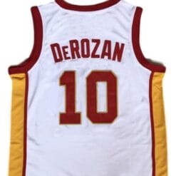 Demar Derozan #10 College Basketball Jersey Sewn White