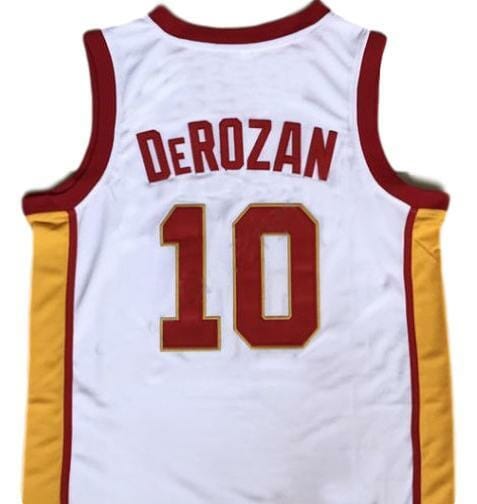 Demar Derozan #10 College Basketball Jersey Sewn White