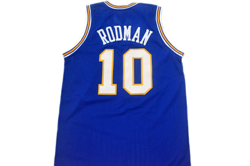 Dennis Rodman #10 Oklahoma Savages Basketball Jersey Blue