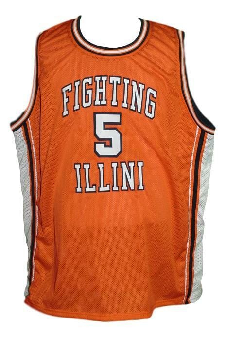 Deron Williams #5 College Basketball Jersey Orange