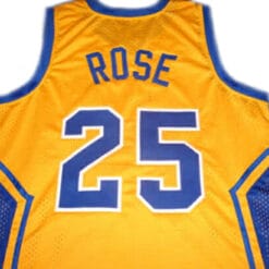 Derrick Rose #25 Simeon High School Basketball Jersey Yellow