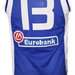 Dimitris Diamantidis #13 Greece Custom Basketball Jersey Blue
