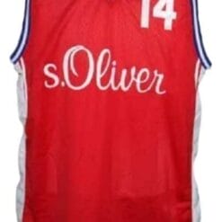 Dirk Nowitzki Wurzburg Germany Basketball Jersey Red