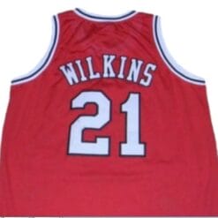 Dominique Wilkins College Basketball Jersey Red