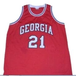 Dominique Wilkins College Basketball Jersey Red