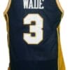 Dwyane Wade #3 College Basketball Jersey Navy Blue