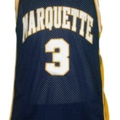 Dwyane Wade #3 College Basketball Jersey Navy Blue