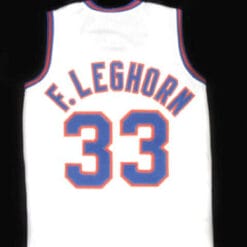 Foghorn Leghorn #33 Tune Squad Space Jam Basketball Jersey White