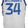 Giannis Antetokounmpo #34 Greece Basketball Jersey White