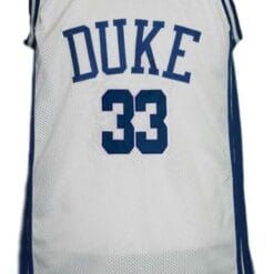 Grant Hill #33 College Basketball Jersey White