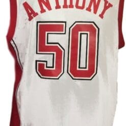 Greg Anthony #50 College Basketball Jersey Sewn White