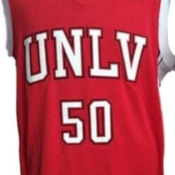 Greg Anthony #50 College Basketball Jersey Sewn Red
