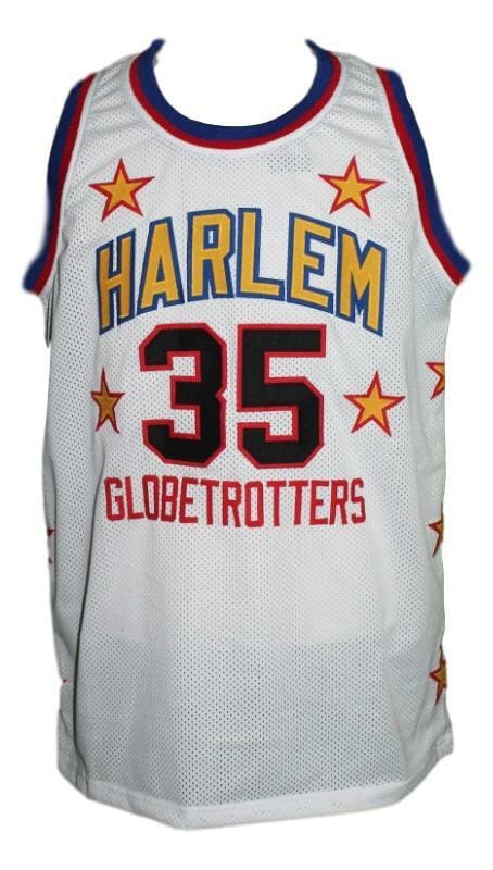 Huber Geese Ausbie #35 Harlem Globetrotters Basketball Jersey White