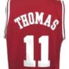 Isiah Thomas #11 College Basketball Jersey Sewn Maroon