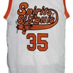 James Fly Williams #35 Spirits Of St Louis Aba Basketball Jersey White