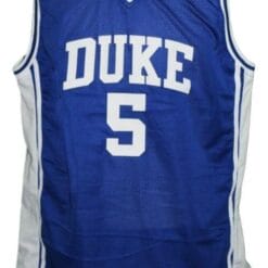 Jeff Capel #5 Custom College Basketball Jersey New Sewn Blue