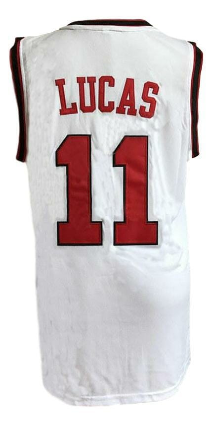 Jerry Lucas #11 College Basketball Jersey White