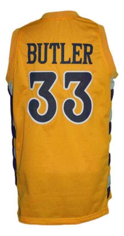 Jimmy Butler #33 College Basketball Jersey Sewn Gold