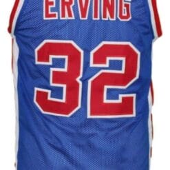 Julius Erving #32 Virginia Squires ABA Basketball Jersey Blue