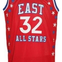 Julius Erving #32 Aba East All Stars Basketball Jersey Sewn Red