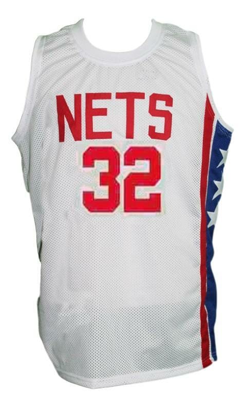 Julius Erving New York Nets Aba Retro Basketball Jersey New Sewn White