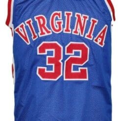 Julius Erving #32 Virginia Squires ABA Basketball Jersey Blue