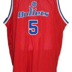 Juwan Howard #5 Washington Basketball Jersey Sewn Red