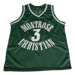 Kevin Durant #3 Montrose Christian Basketball Jersey New Sewn Green