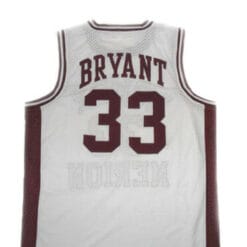Kobe Bryant #33 Lower Merion High School Basketball Jersey White