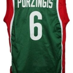 Kristaps Porzingis #6 Sevilla Baloncesto Basketball Jersey New Green