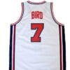 Larry Bird #7 Team USA Basketball Jersey White