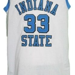Larry Bird #33 College Basketball Jersey Sewn White