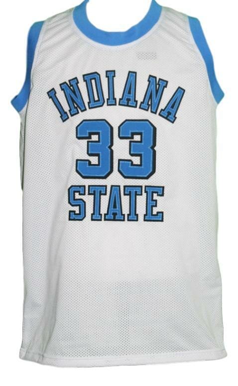 Larry Bird #33 College Basketball Jersey Sewn White