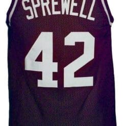 Latrell Sprewell #42 Washington Purgolders Basketball Jersey Purple