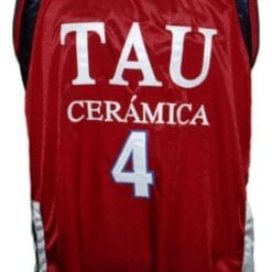 Luis Scola Tau Ceramica Basketball Jersey Maroon