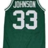 Magic Johnson #33 Michigan State Basketball Jersey Green